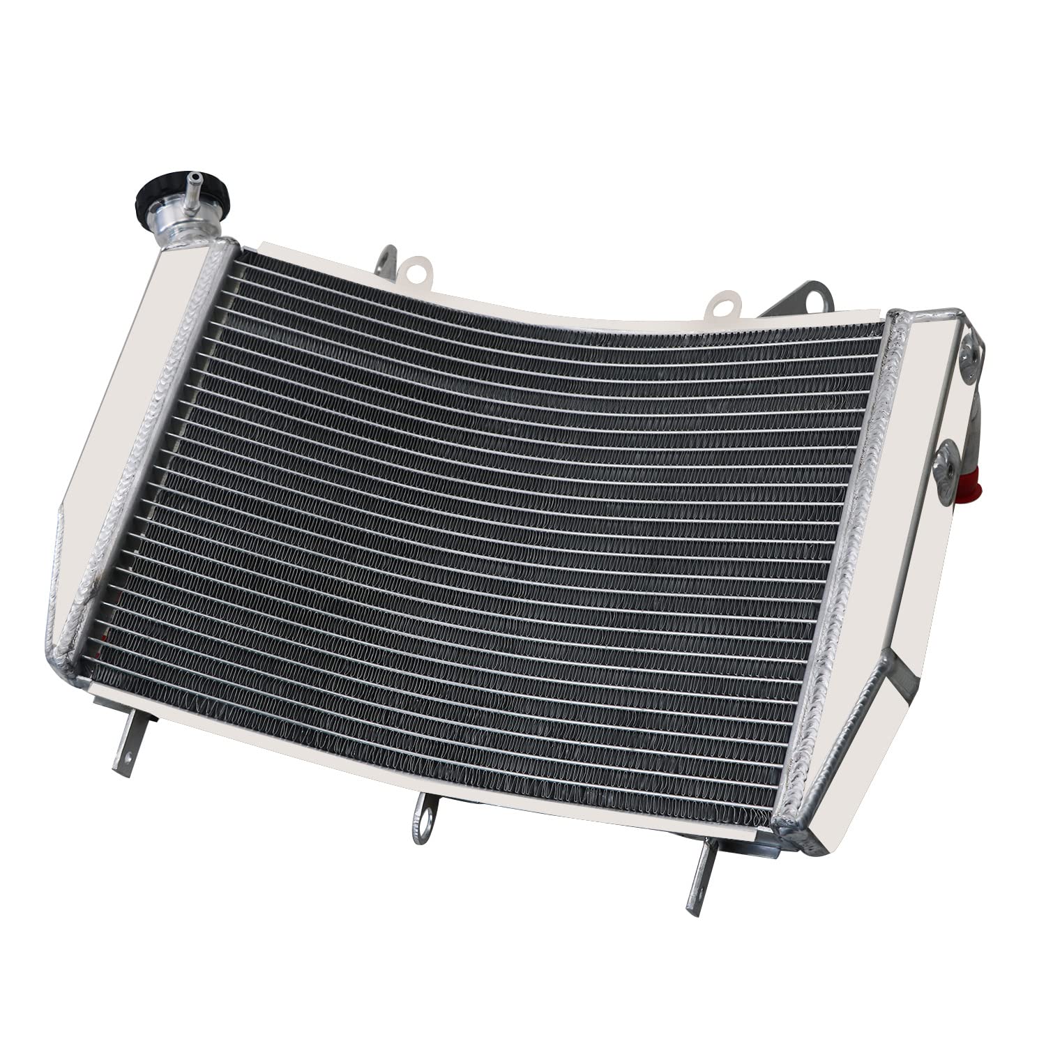 High Performance Aluminum Radiator for 2006-2011 Yamaha YZF-R6 (YZFR6) - Direct Fit Replacement for 06-11 R6 Models - Enhanced Cooling for Street & Track Racing