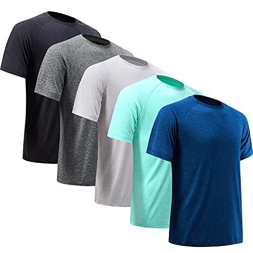 5 Pack Black, Dark Grey, Light Grey, Dark Blue, Aqua