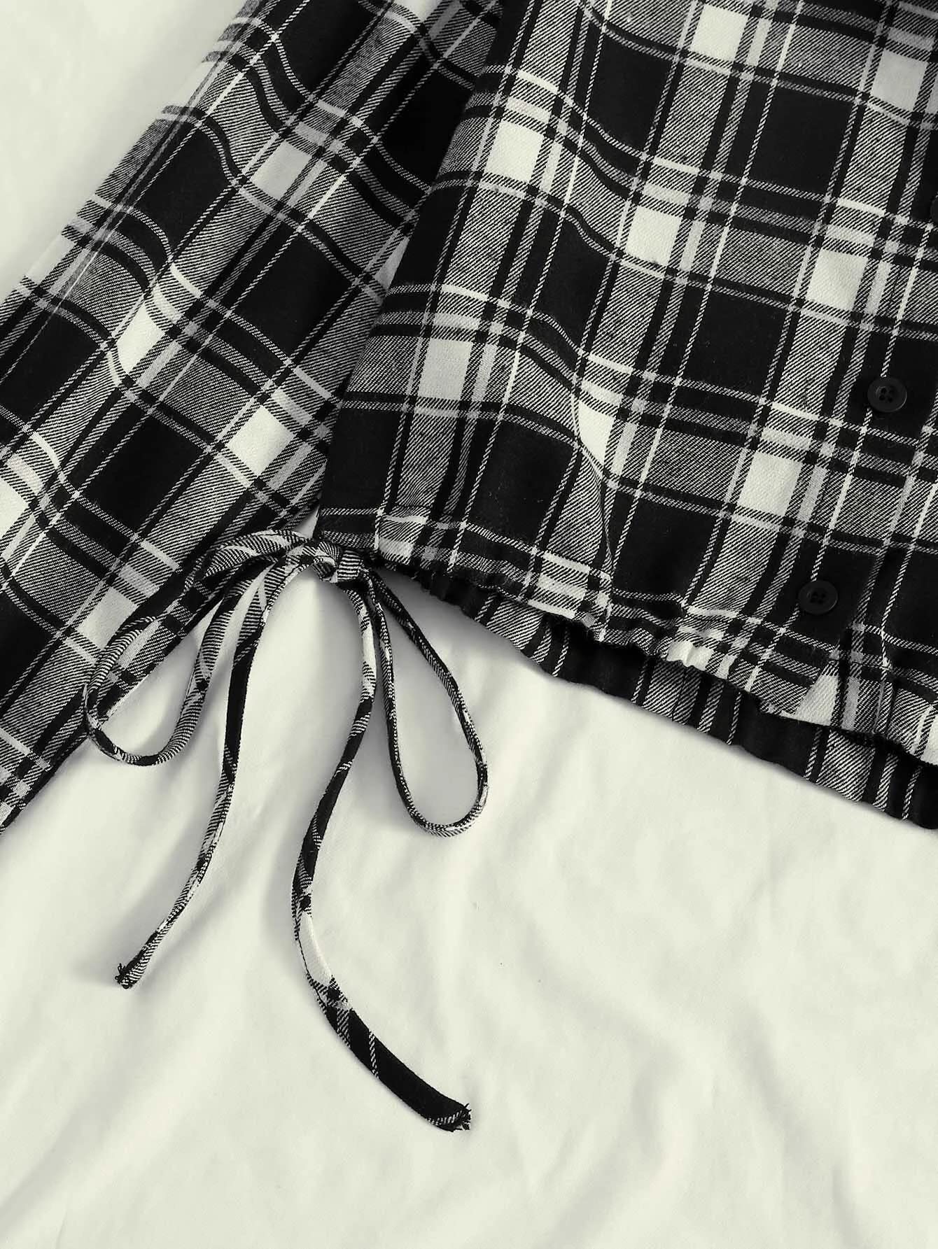 Stylish Cotton Checked Casual Short Sleeve Shirt for Women | Comfortable Summer Tops | Perfect for Outings, Beach Wear & Everyday Fashion