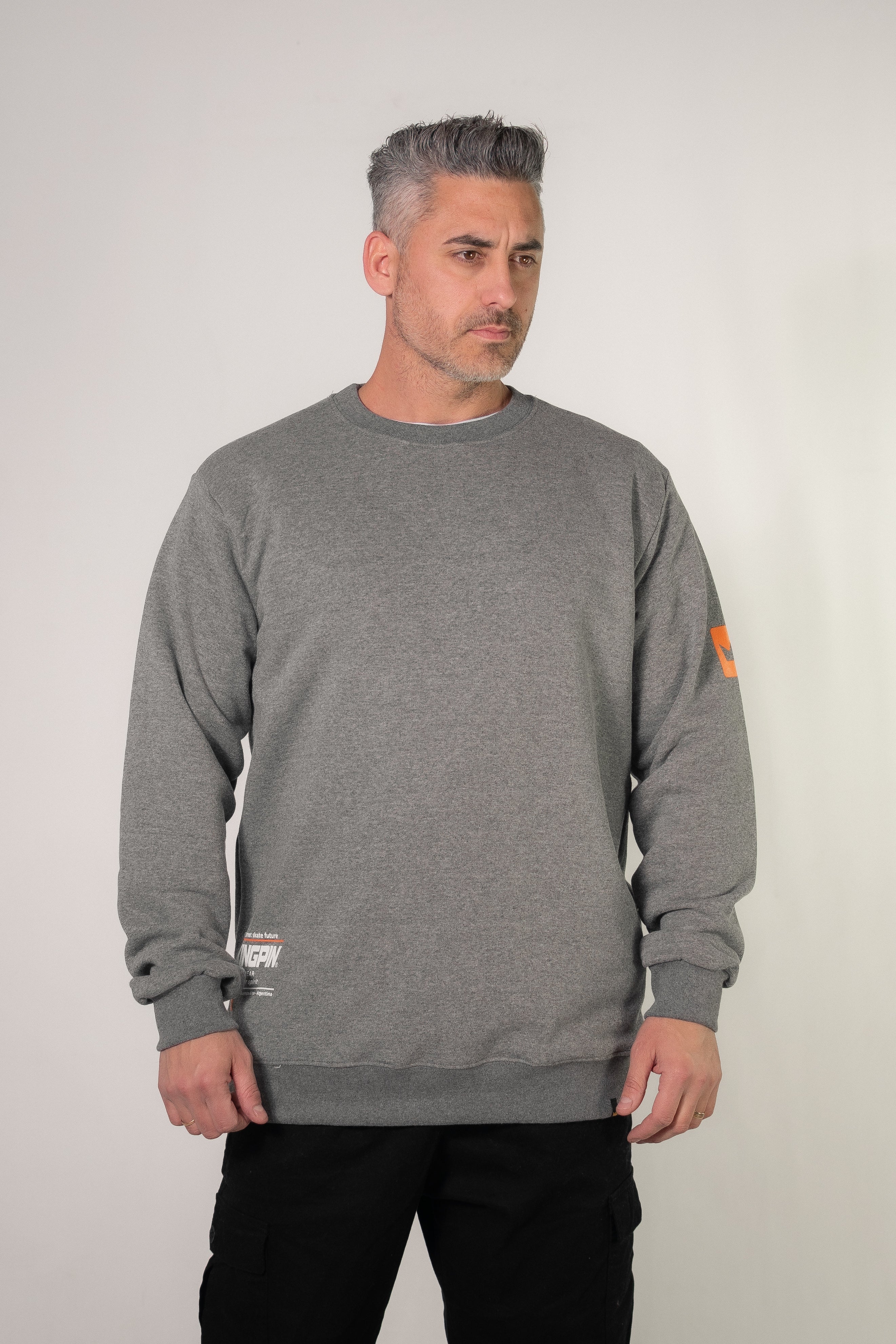 Buzo Kingpin H Cr Melange Z4 - Premium Men's Hoodie for Streetwear & Casual Fashion | Perfect for Urban Outfits, Gym Wear & Everyday Comfort