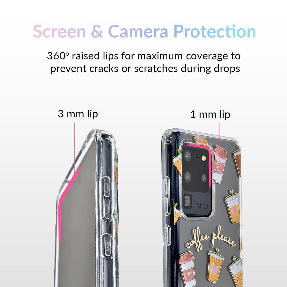 Premium Clear Samsung Galaxy Phone Case - Shatterproof & Scratch-Resistant Protective Cover for Everyday Use at Home, Work & Travel