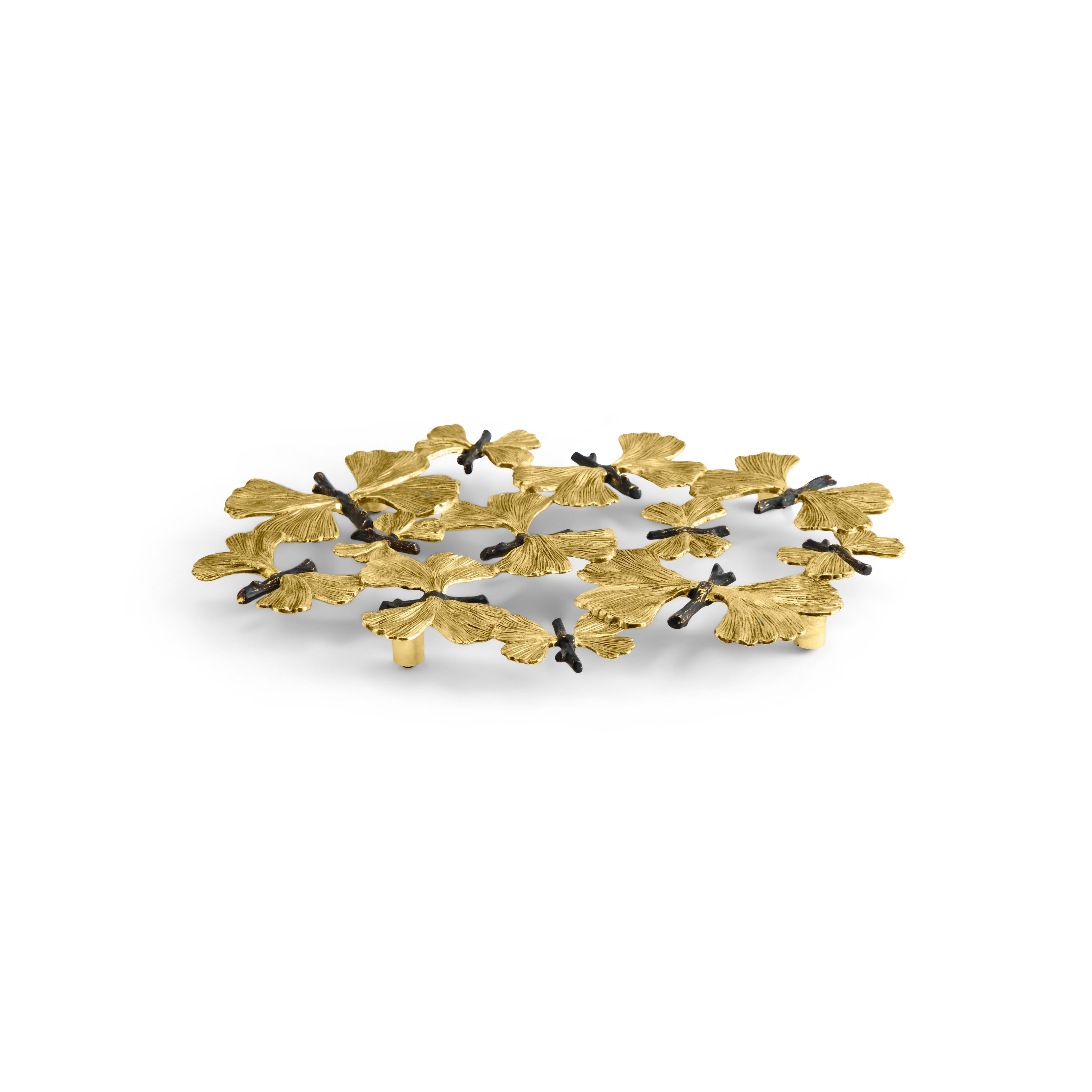 Butterfly Ginkgo Trivet - Heat Resistant Coaster for Pots & Pans - Perfect for Kitchen, Dining Table, and Home Decor
