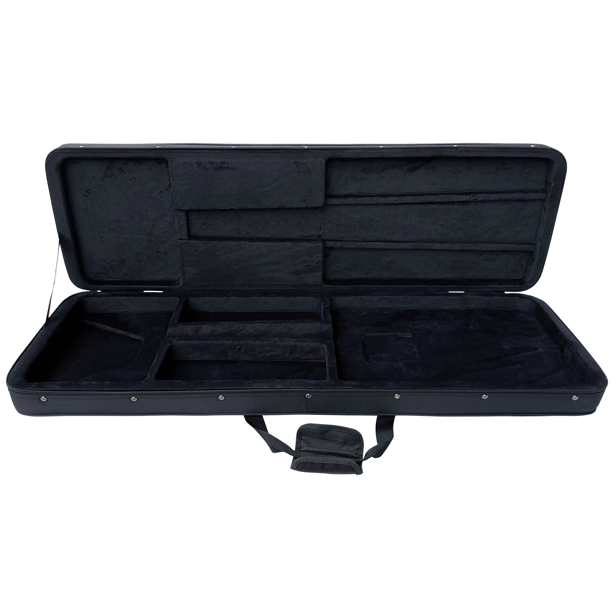 DCM Premium PFEB Polyfoam Lightweight Electric Bass Guitar Case - Waterproof & Shockproof Protection for Travel & Gigging Musicians