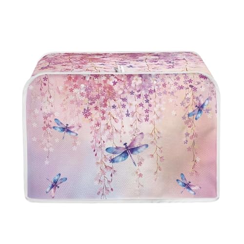 Dragonfly Flower - Pink and Blue