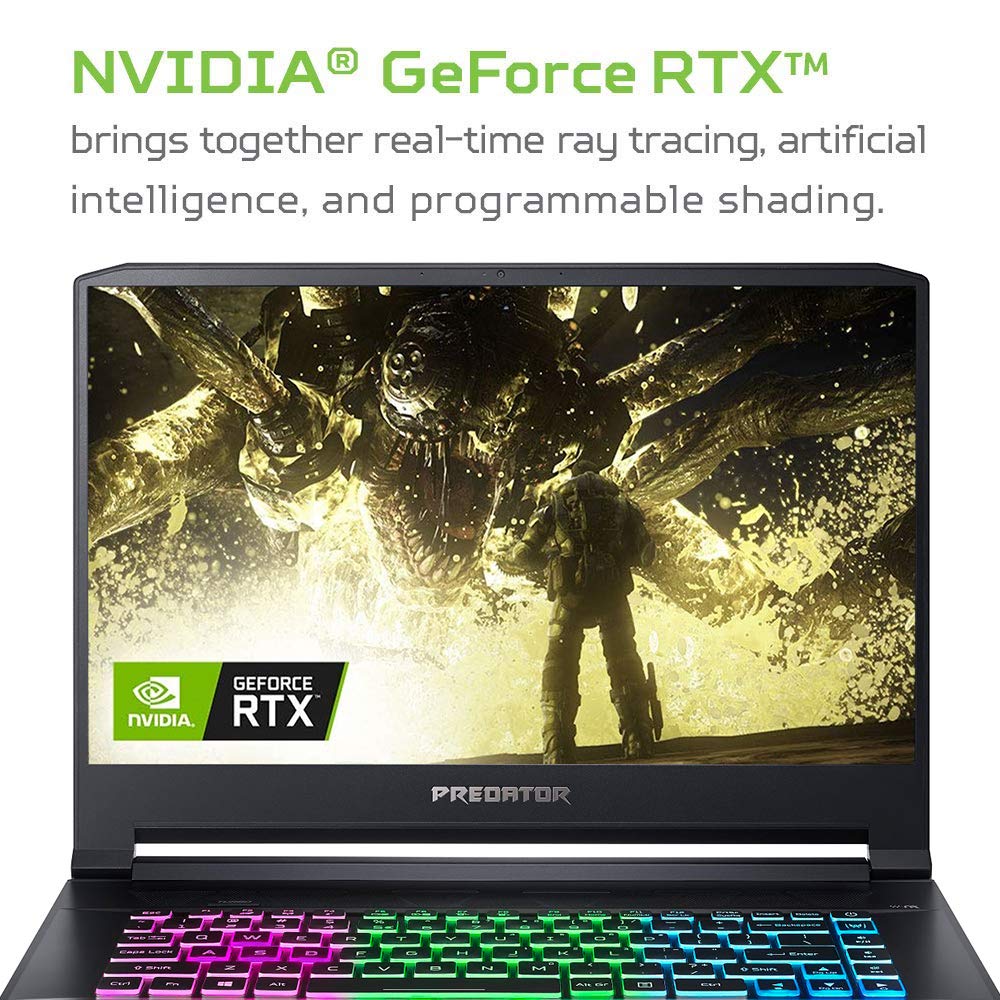 Acer Predator Triton 500 Thin & Light Gaming Laptop - Intel Core i7-9750H, NVIDIA GeForce RTX 2070 Max-Q, 15.6