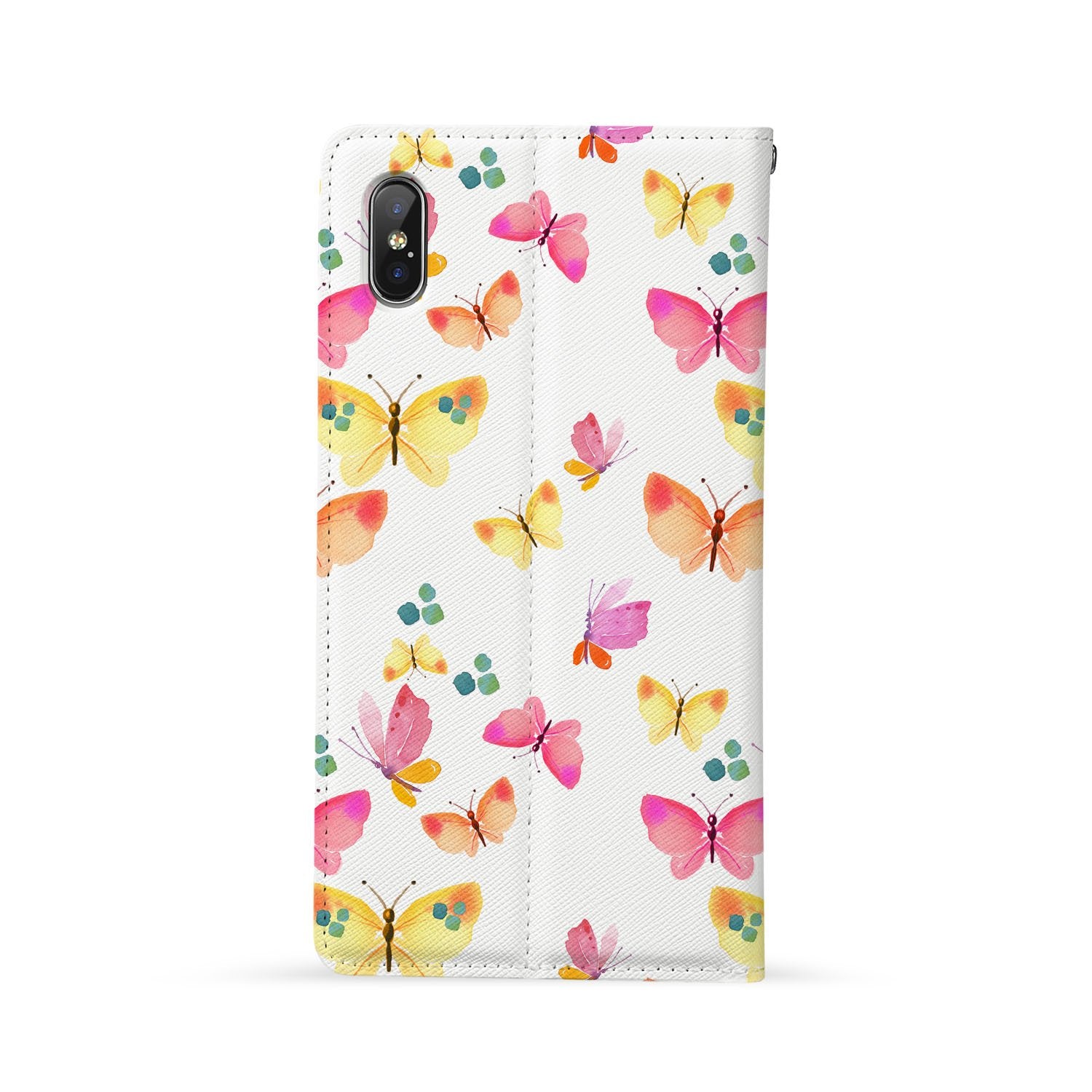 Huawei Genuine Leather Wallet with Butterfly Design - Slim RFID Blocking Card Holder for Men & Women | Perfect for Travel, Business & Everyday Use