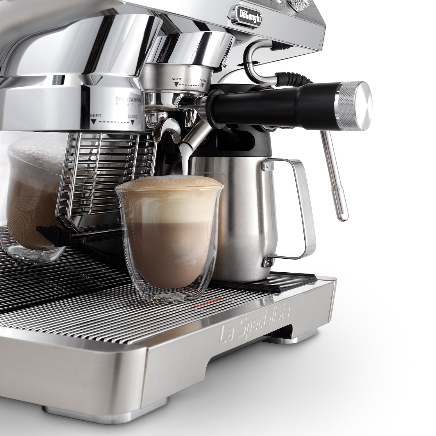 DeLonghi La Specialista Maestro Semi-Automatic Espresso Machine EC9885M - Perfect for Home Baristas & Coffee Lovers, Ideal for Espresso, Latte & Cappuccino Making