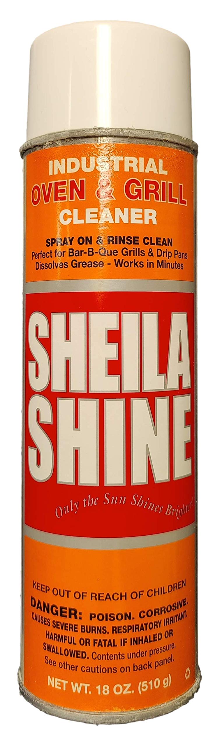 Sheila Shine Oven Cleaner Spray - Powerful Degreaser for Burnt-On Food & Stains | Effortless Cleaning with Less Scrubbing | Works on Stoves, Grills, Microwaves & More | Long-Lasting Shine | Perfect for Kitchen Deep Cleaning & Appliance Maintenance