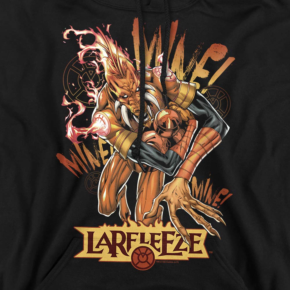 Trevco Green Lantern Larfleeze Unisex Hoodie for Men & Women - Comfortable Pullover Sweatshirt for Cosplay, Comic Con, and Casual Wear