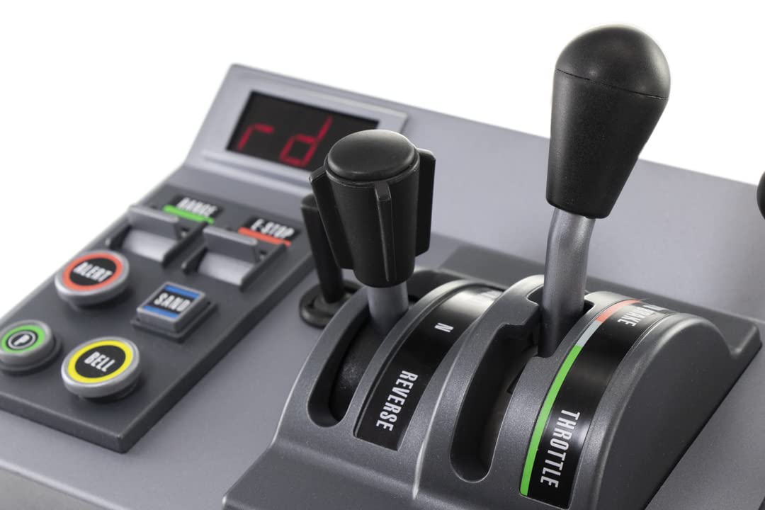RailDriver USB Desktop Train Cab Controller - Realistic Throttle, Brake, Reverser & Switch Controls for Windows PC | Perfect for Train Simulators & Hobbyists