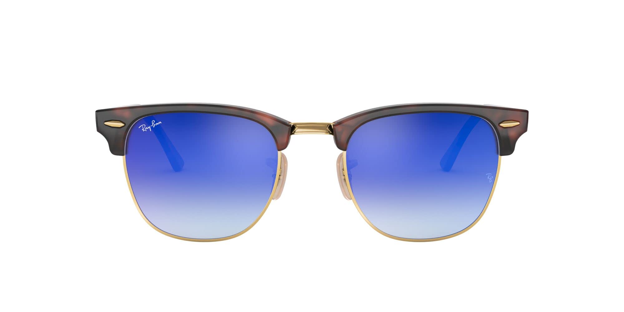 Ray-Ban RB3016 Clubmaster Square Sunglasses for Men & Women - Classic Retro Style, UV Protection - Perfect for Driving, Outdoor Activities & Fashion Accessories