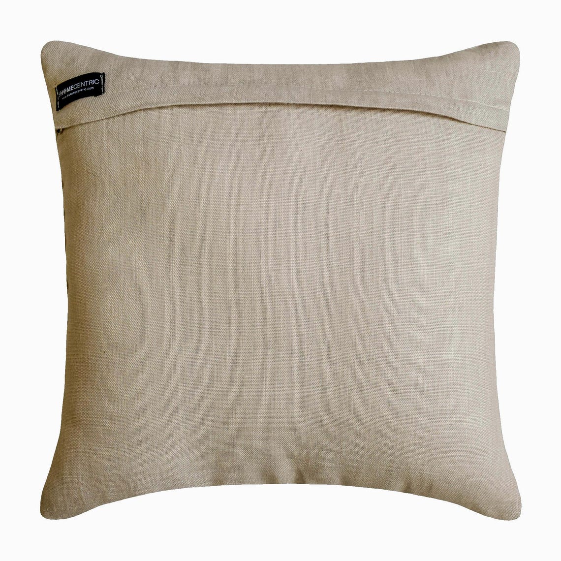 Beige Linen Throw Pillow Cover with Snow Pearl Tree Design - Home Decor Accent for Sofa, Bed & Living Room