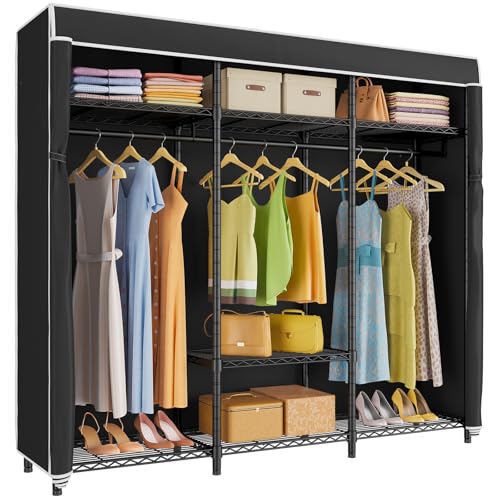 Black Rack With Black Cover