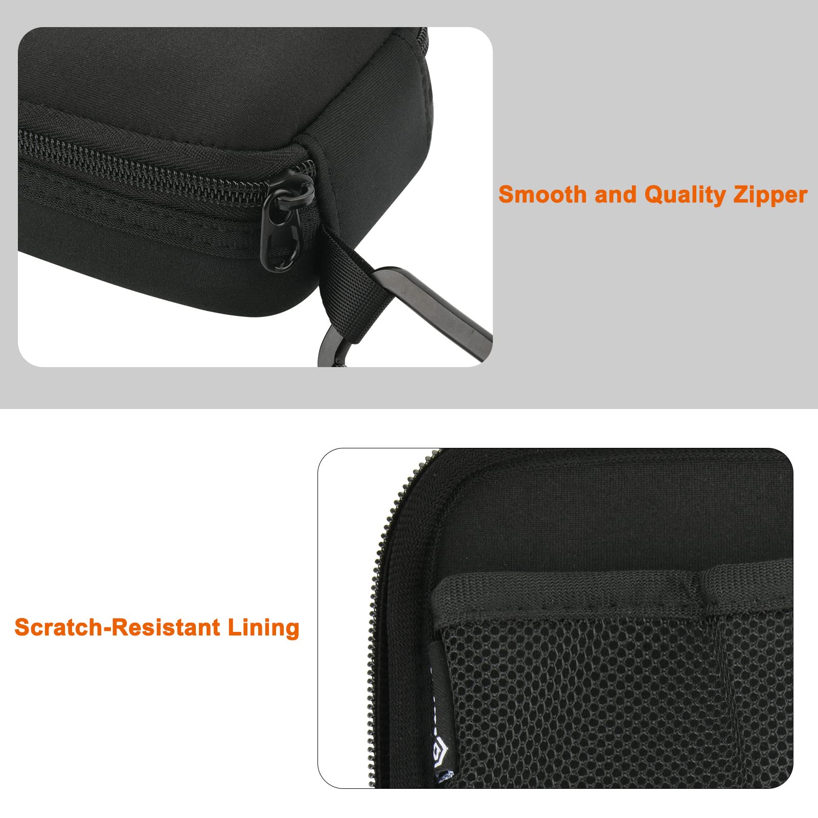 Portable Travel Organizer Bag for MacBook MagSafe Charger & Laptop Accessories - Compact Storage Case for Power Adapters, USB Drives, Tech Gadgets - Perfect for Business Trips, Commuting & Office Use