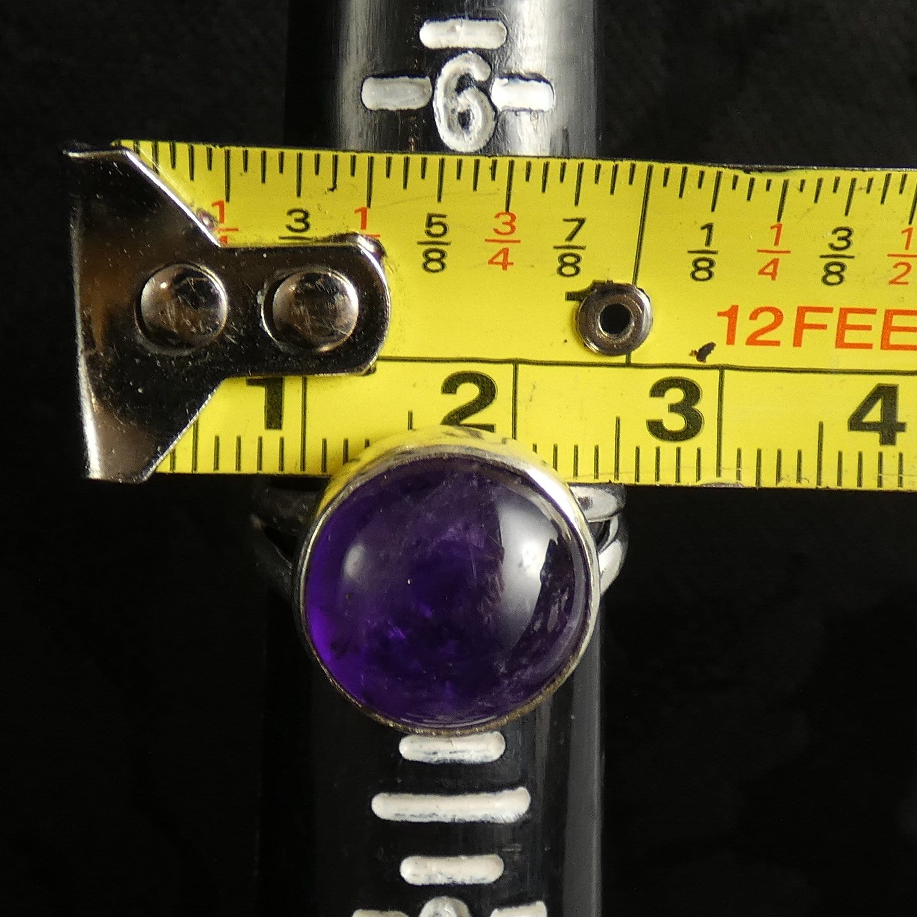 Natural Amethyst Sterling Silver Ring for Women - Size 7.75 | Elegant Purple Gemstone Jewelry Gift for Birthday, Anniversary & Valentine's Day | Perfect for Everyday Wear, Special Occasions & Spiritual Healing