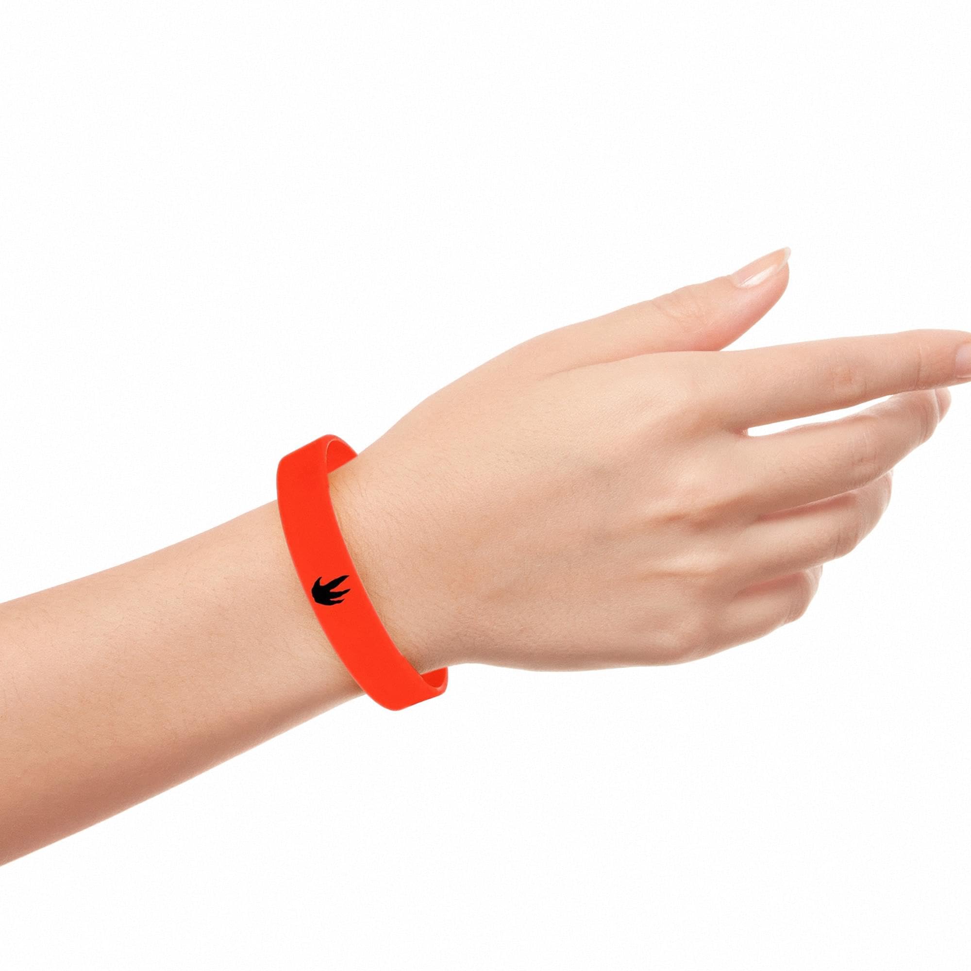Evolve Monster Logo Silicone Wristband - Durable Rubber Bracelet for Fitness, Sports & Everyday Wear - Perfect for Gym, Running & Casual Outfits