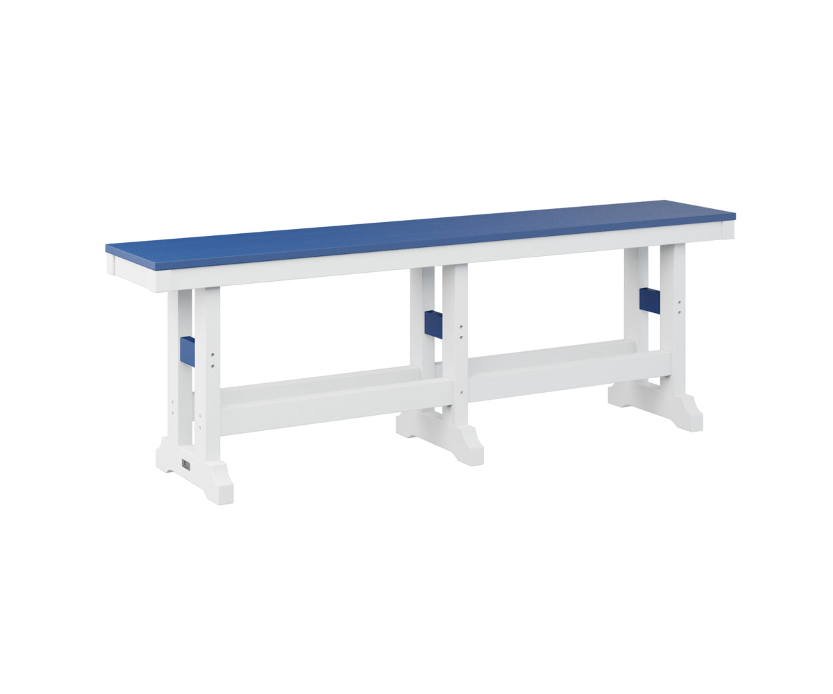 Berlin Gardens Garden Classic 66 Dining Bench - Outdoor Patio Furniture for Backyard, Deck, and Garden - Weather-Resistant Dining Set with Comfortable Seating