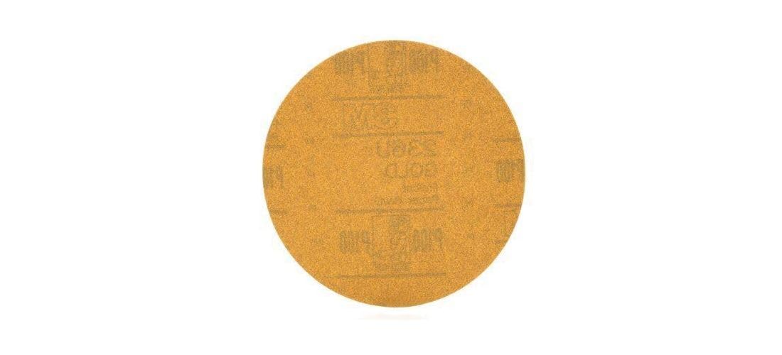 Hookit Gold Sanding Discs 236U - 6 Inch 100 Grit C Weight Sandpaper (100 Pack) - Perfect for Woodworking, Metal Polishing & Automotive Sanding
