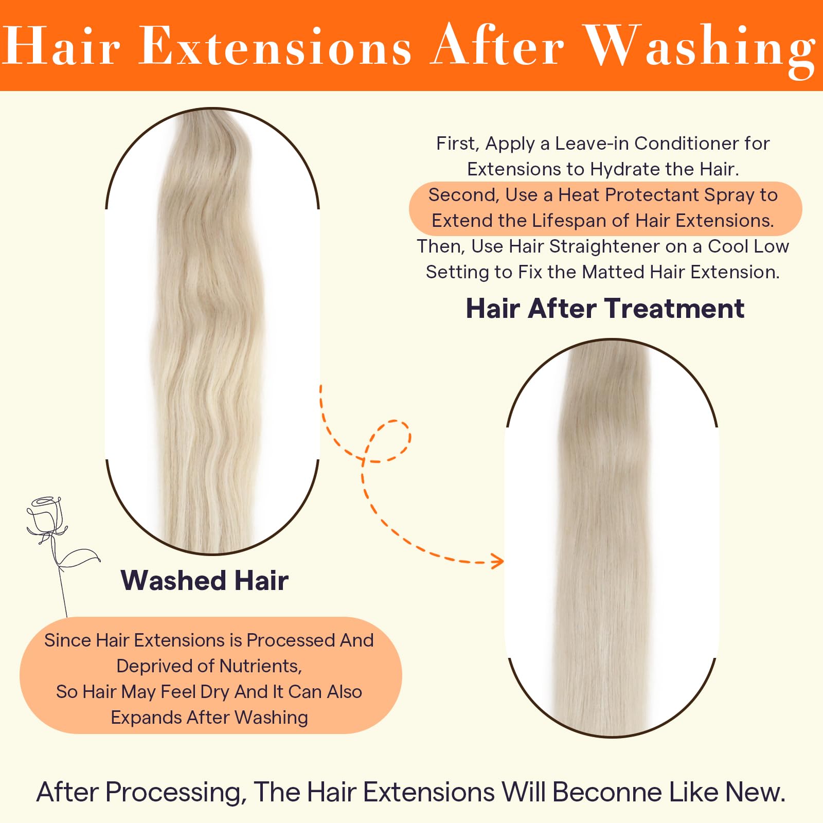 Full Shine Sew-In Human Hair Extensions 20