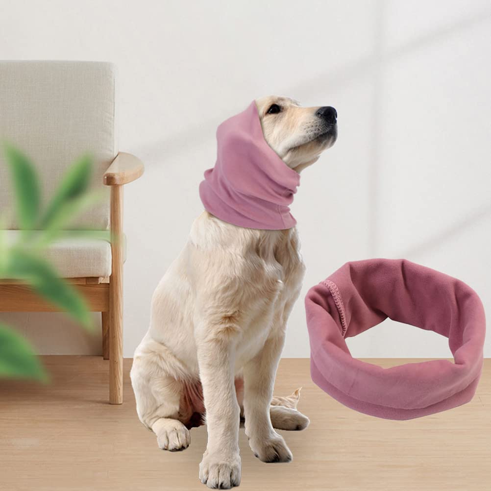 Dog Earmuffs & Bunny Costume Ears - Calming Collar, Winter Snood Wrap & Ear Warmer for Dogs | High Elasticity Dog Hat & Headband for Anxiety Relief, Cold Weather Protection & Costume Play