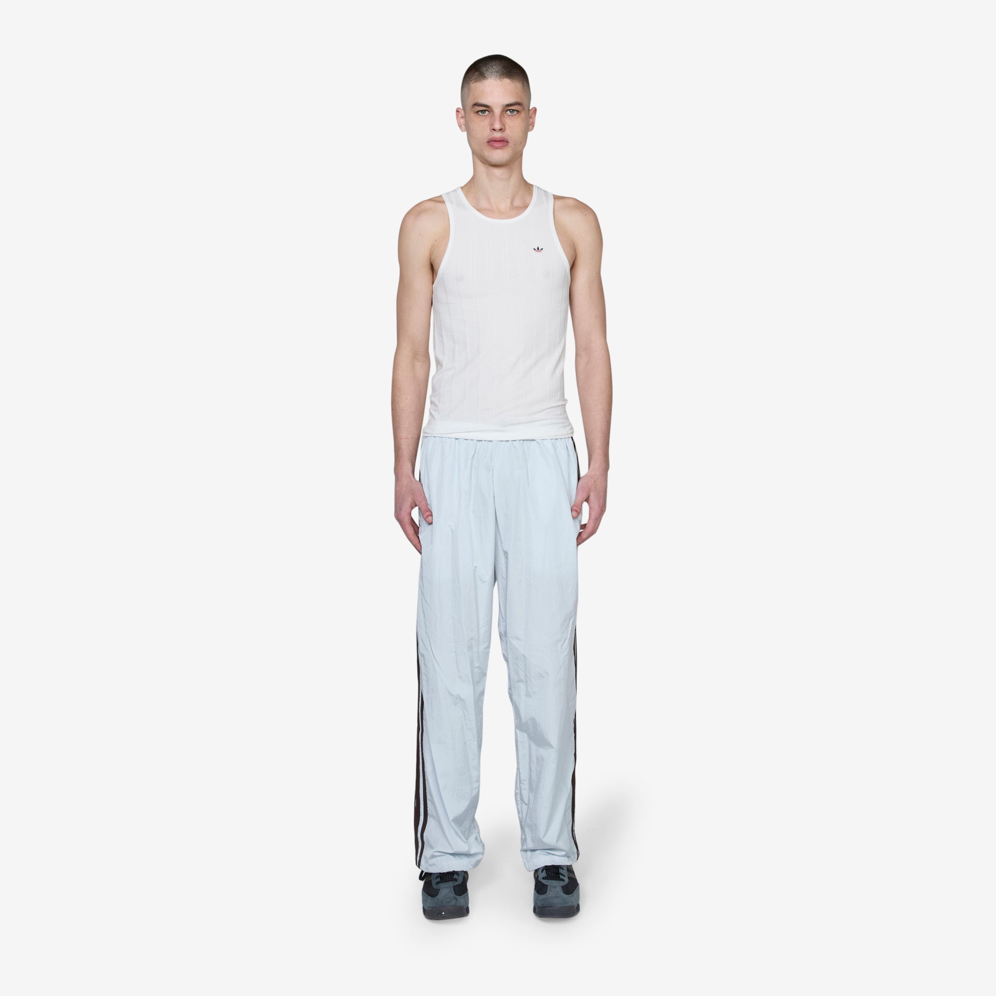 CLOT x Rib Tank White - Stylish Cotton Ribbed Tank Top for Men | Perfect for Summer, Gym, and Casual Wear