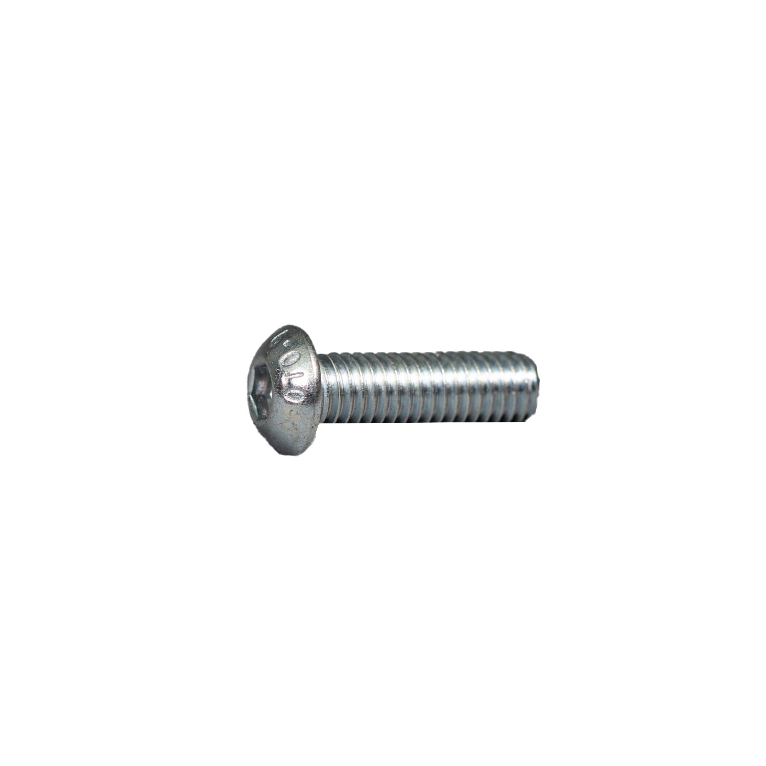 M8 x 20mm Zinc Plated Button Head Socket Cap Screw (1.25mm Pitch) - BH820Z - Ideal for Automotive, Machinery & DIY Projects