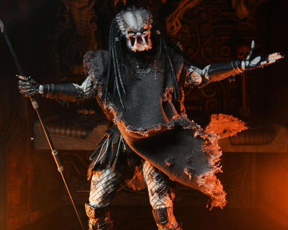 NECA Ultimate Shaman Predator Action Figure - Predator 2 Movie Collectible - Perfect for Display, Gift Giving & Action Figure Collections