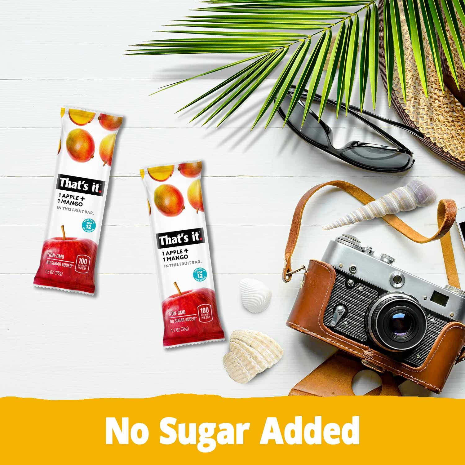 That's It. Variety Pack 100% Natural Real Fruit Bars - High Fiber Vegan Snacks, Gluten Free, Paleo Friendly, Non-GMO, No Added Sugar or Preservatives - Healthy Energy Food for Kids & Adults (12 Pack) - Perfect for School Lunches, Office Snacks, Hiking & Travel