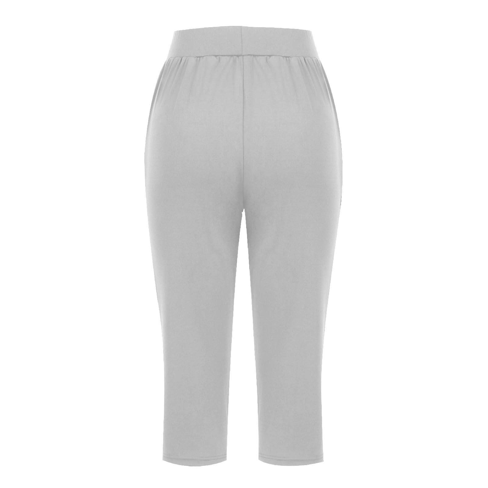 Women's High Waisted Capri Leggings with Pockets - Summer Yoga Pants for Workout, Casual Wear & Plus Size Activewear | Perfect for Gym, Running, Lounge & Travel