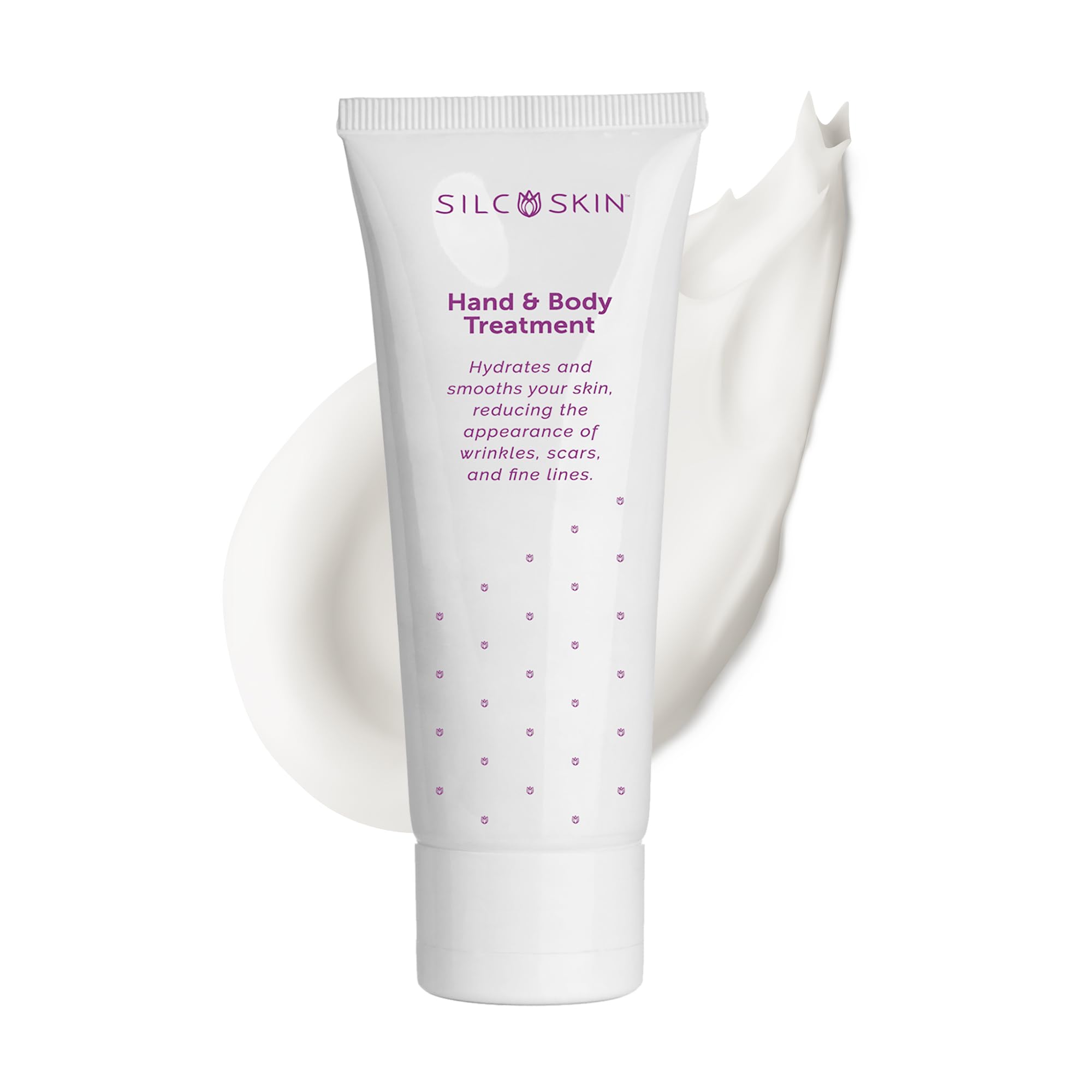 SilcSkin Medical Grade Silicone Hand & Body Lotion for Crepey Skin & Fine Lines - Water-Based Deep Hydration Treatment - 4 oz - Perfect for Dry Skin Care & Anti-Aging Routine