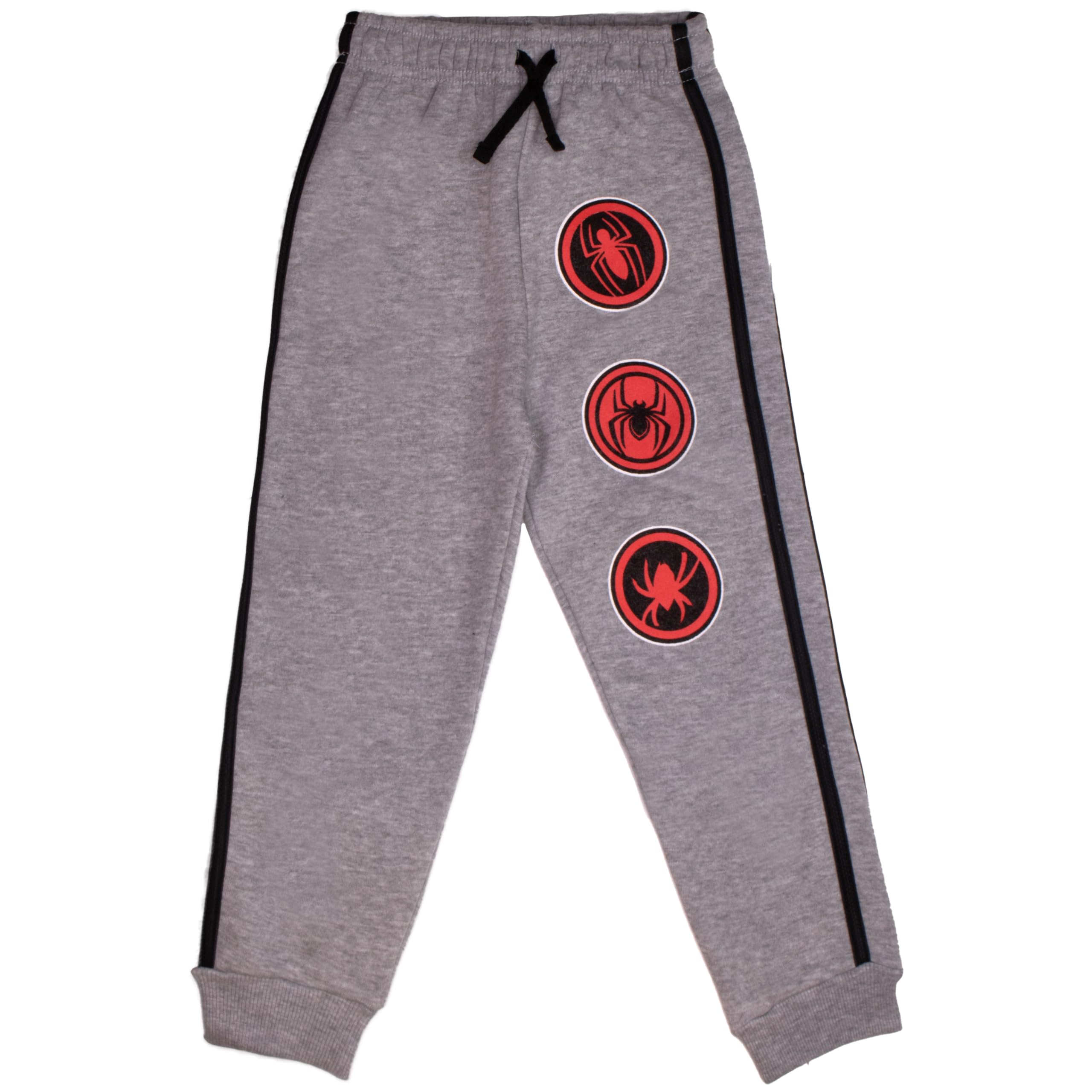 Marvel Avengers & Spider-Man Boys' 2-Piece Activewear Set - Long Sleeve Mesh T-Shirt & Pants Bundle | Superhero Costume for Kids, Halloween Dress-Up & Daily Play