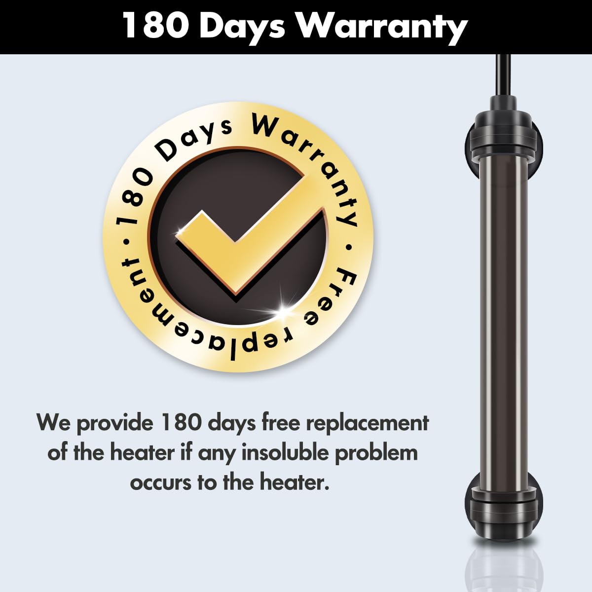 Orlushy 25W Submersible Mini Aquarium Heater with Digital Display - Adjustable Temperature Controller for 1-5 Gallon Fish Tanks | Overheat Protection & Free Thermometer | Ideal for Freshwater & Saltwater Small Tanks | Perfect for Betta Fish, Shrimp & Nano Aquariums