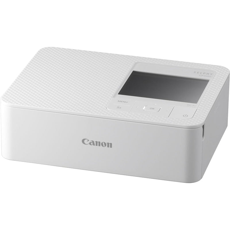 Canon SELPHY CP1500 Compact Photo Printer with Dye-Sublimation Technology - Wireless Printing, 300x300dpi Resolution - Perfect for Home, Office & Event Photography (White) | Includes Super Bundle Accessories
