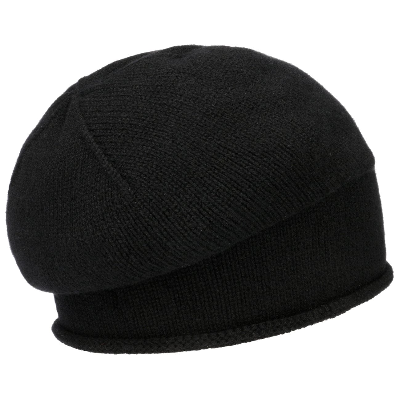 Lierys Soft Cashmere Beanie with Rolled Edge - Winter Warm Knit Hat for Women & Men - Perfect for Skiing, Hiking and Cold Weather Fashion