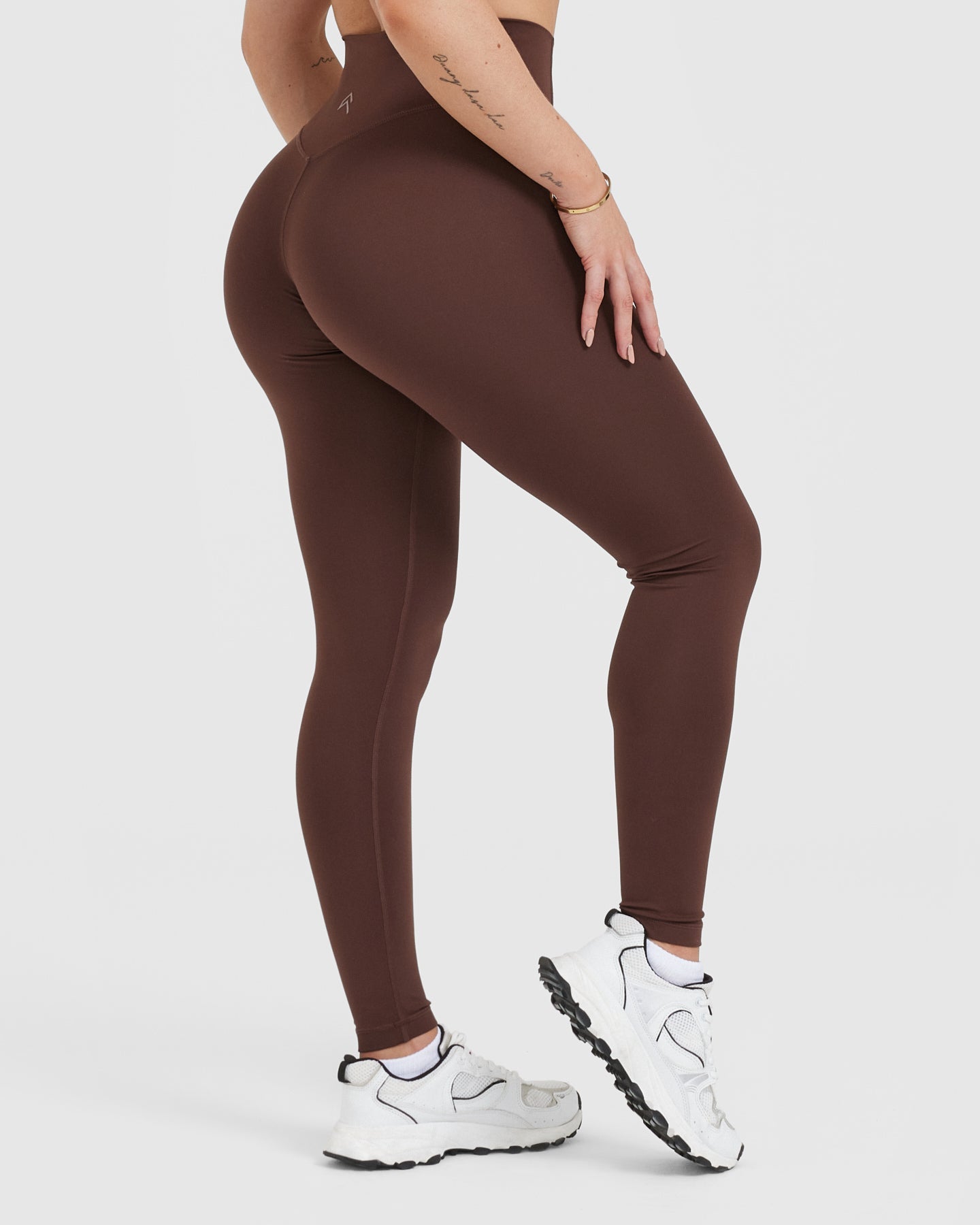 Timeless High Waisted Leggings for Women - Comfortable & Stretchy Yoga Pants in Espresso Brown | Perfect for Yoga, Workouts & Everyday Wear