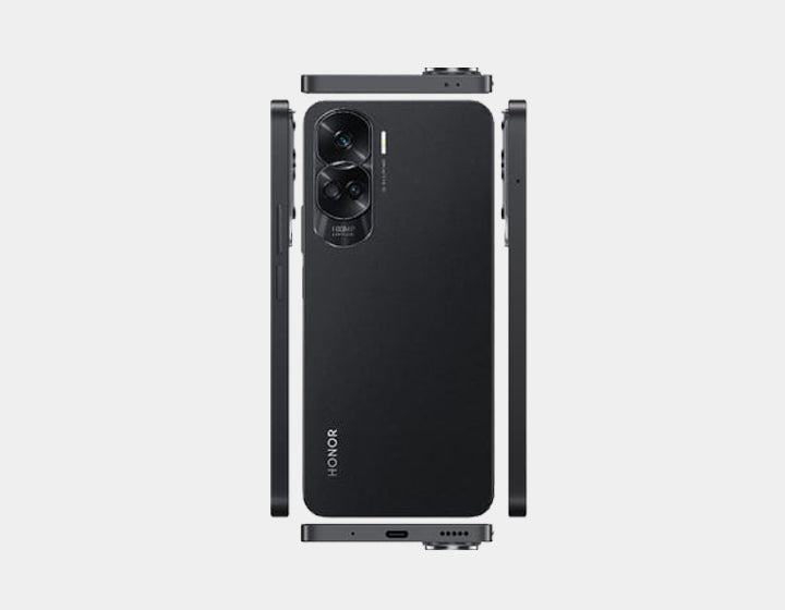 Honor 90 Lite 5G Smartphone - Unlocked GSM Dual SIM 256GB ROM 8GB RAM - Premium Black | Fast 5G Connectivity, Large Storage for Gaming & Streaming