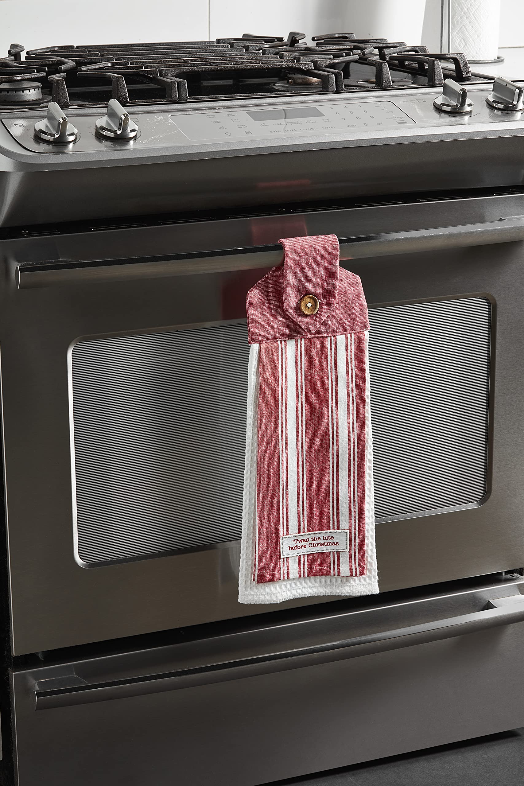 Premium Christmas Holiday Towel & Wooden Spoon Gift Set - 19