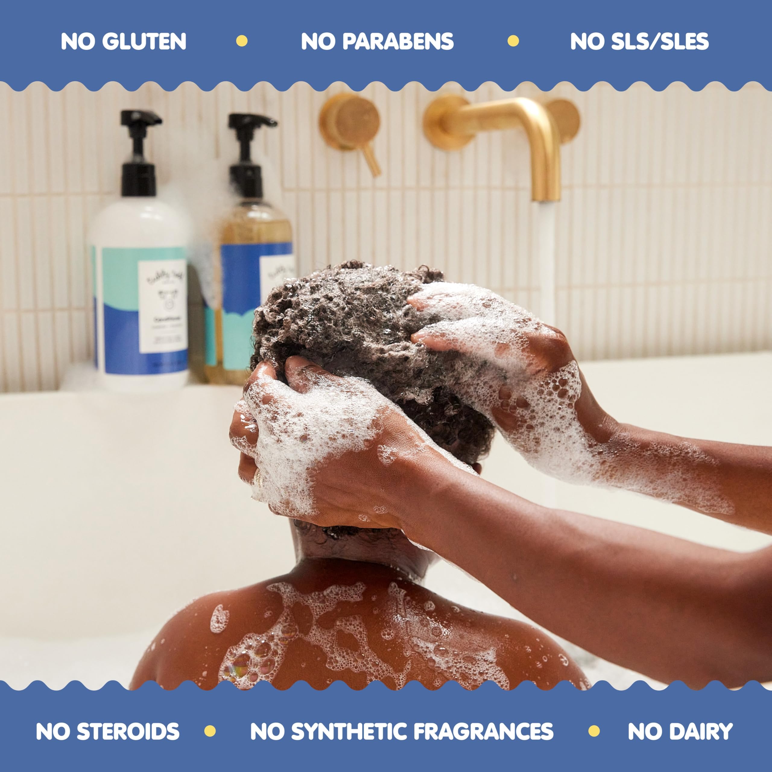 TUBBY TODD Baby Shampoo and Conditioner Set - Gentle Moisturizing Hair Care for Newborns, Toddlers & Kids - Hypoallergenic & Non-Irritating - 25 Fl Oz & 24.3 Fl Oz - Lavender Rosemary Scent - Perfect for Daily Bath Time and Sensitive Skin Care