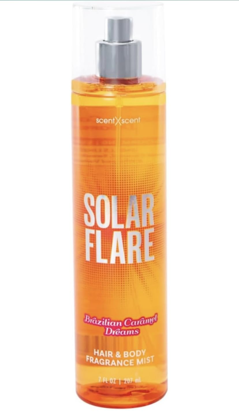 Solar Flare Hair & Body Fragrance Mist - 7oz Natural Perfume Spray for Women & Men | Perfect for Daily Use, Gym, Travel & Special Occasions