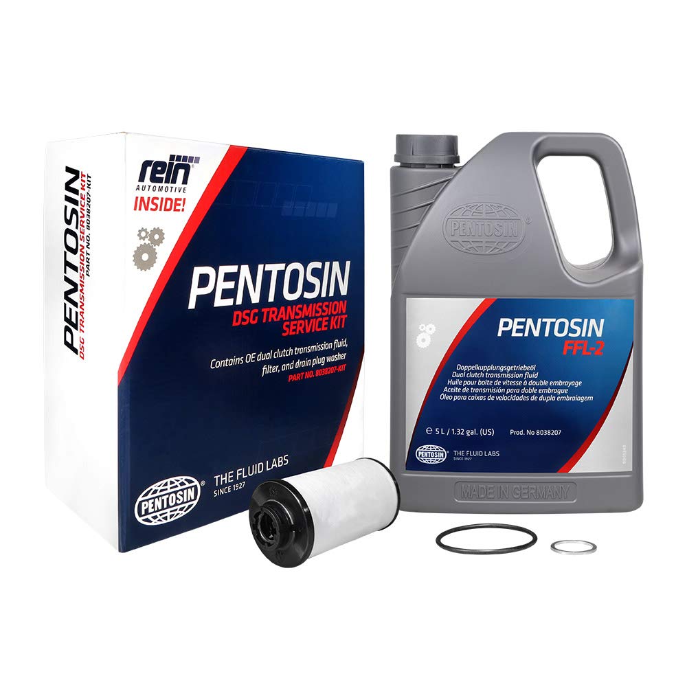 Pentosin 8038207-KIT 5L Automatic Transmission Fluid Kit - Compatible with Audi, BMW, VW | Smooth Gear Shifting & Extended Transmission Life | Ideal for DIY Car Maintenance & Professional Auto Repair