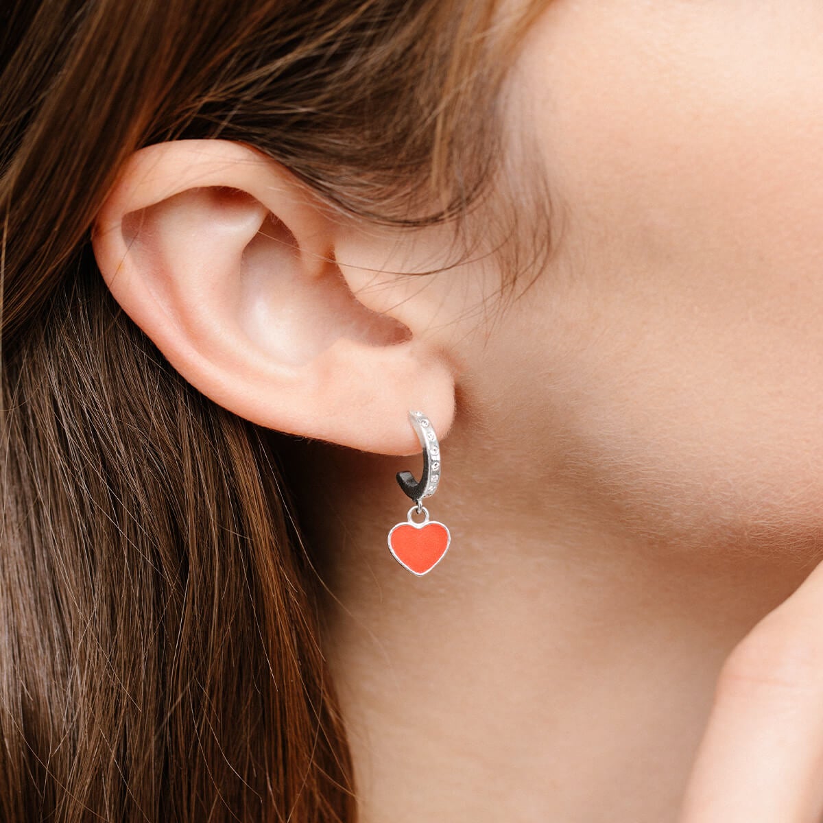 Heart Hoop Earrings for Women - 14K Gold Plated Dainty Huggie Hoops - Perfect for Valentine's Day, Anniversary Gifts & Everyday Wear