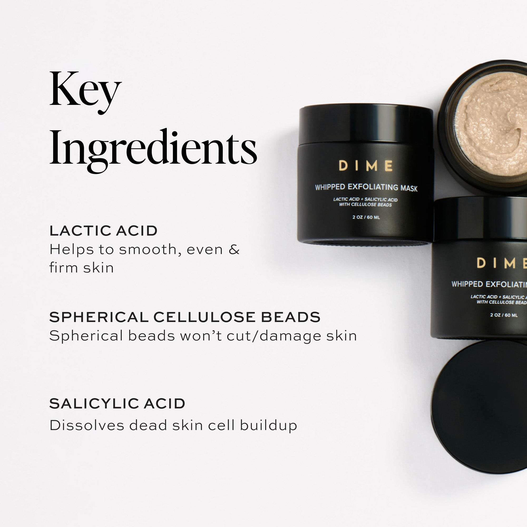 Best Whipped Exfoliating Face Mask for Glowing Skin - Gentle Exfoliation & Deep Cleansing - Perfect for Acne-Prone & Sensitive Skin - At-Home Spa Treatment