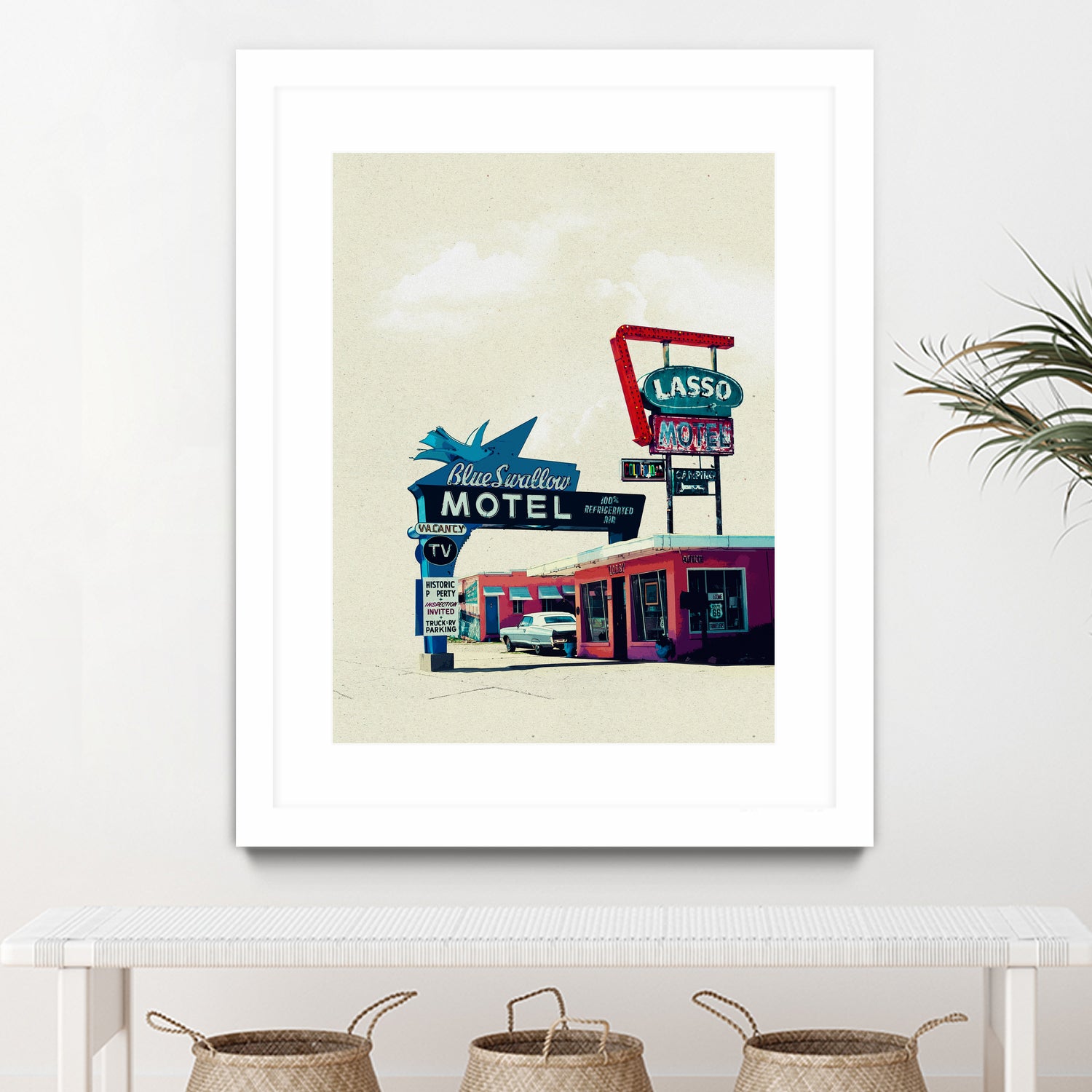 Blue Swallow Motel - Vintage Route 66 Motel in Tucumcari New Mexico | Retro Road Trip Accommodation & Classic Americana Stay | Perfect for Route 66 Travelers, Nostalgic Getaways & Instagrammable Stops