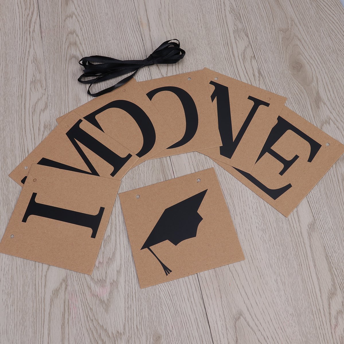 LUOEM I'm Done 2019 Graduation Banner - Congrats Grad Sign for High School & College Graduation Decorations - Perfect for Graduation Party Decor & Photo Backdrop