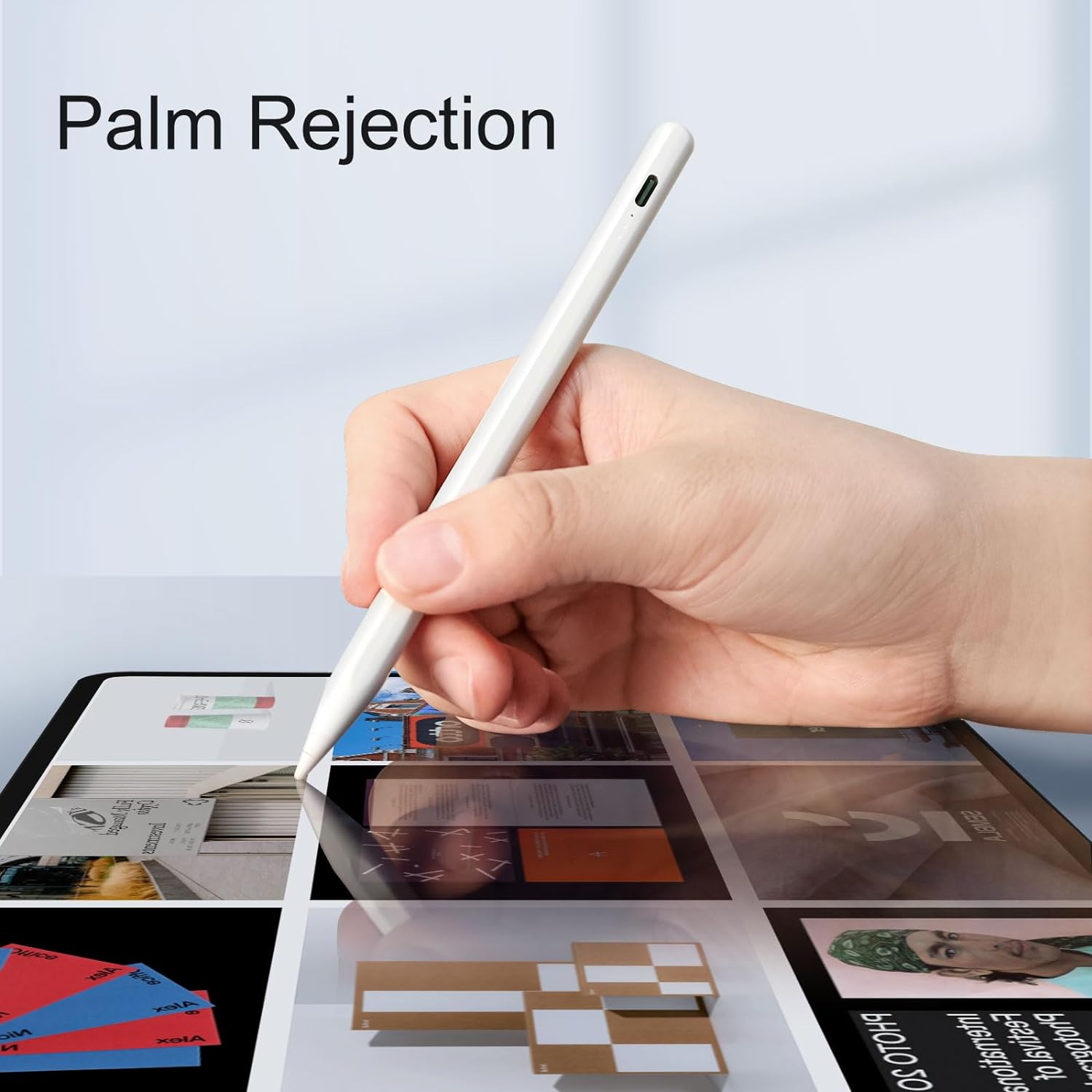 Apple Pencil Stylus for iPad 2018-2024 | Fast Charging 13 Mins | Compatible with iPad Air 3/4/5/M2, iPad Pro 11