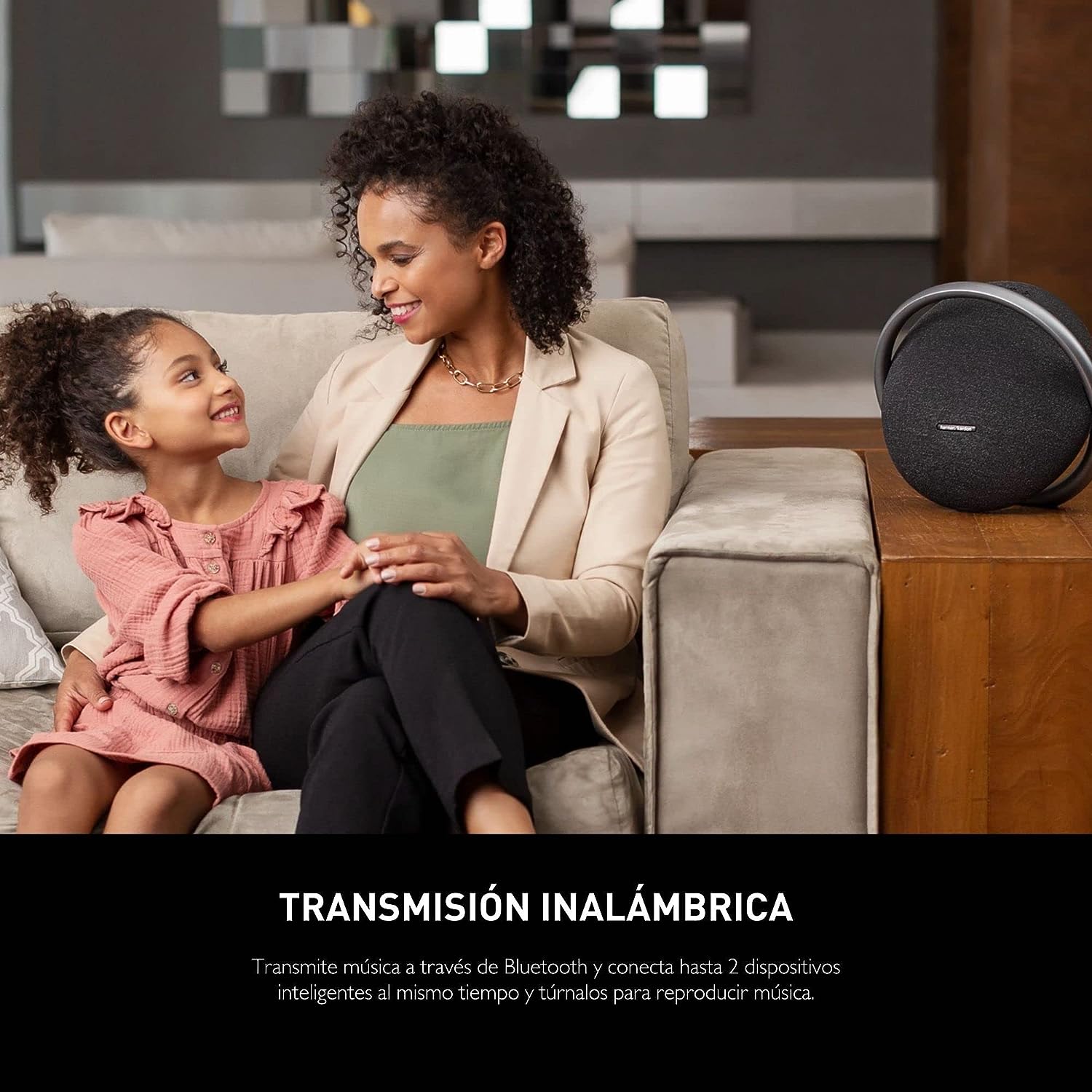 Harman Kardon Onyx Studio 7 IPX7 Waterproof Wireless Bluetooth Speaker - Premium Portable Sound System (Renewed Like New, Black) | Perfect for Pool Parties, Beach Outings & Outdoor Adventures