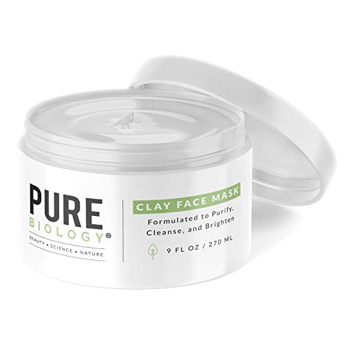 Premium Bentonite Clay Mask for Face – Deep Cleansing & Anti-Aging Facial Mask with Collagen, Hydroxy Acids & Vitamins A, B, C, E | Pore Minimizer & Exfoliator for Women & Men | Perfect for Acne-Prone Skin & Blackhead Removal