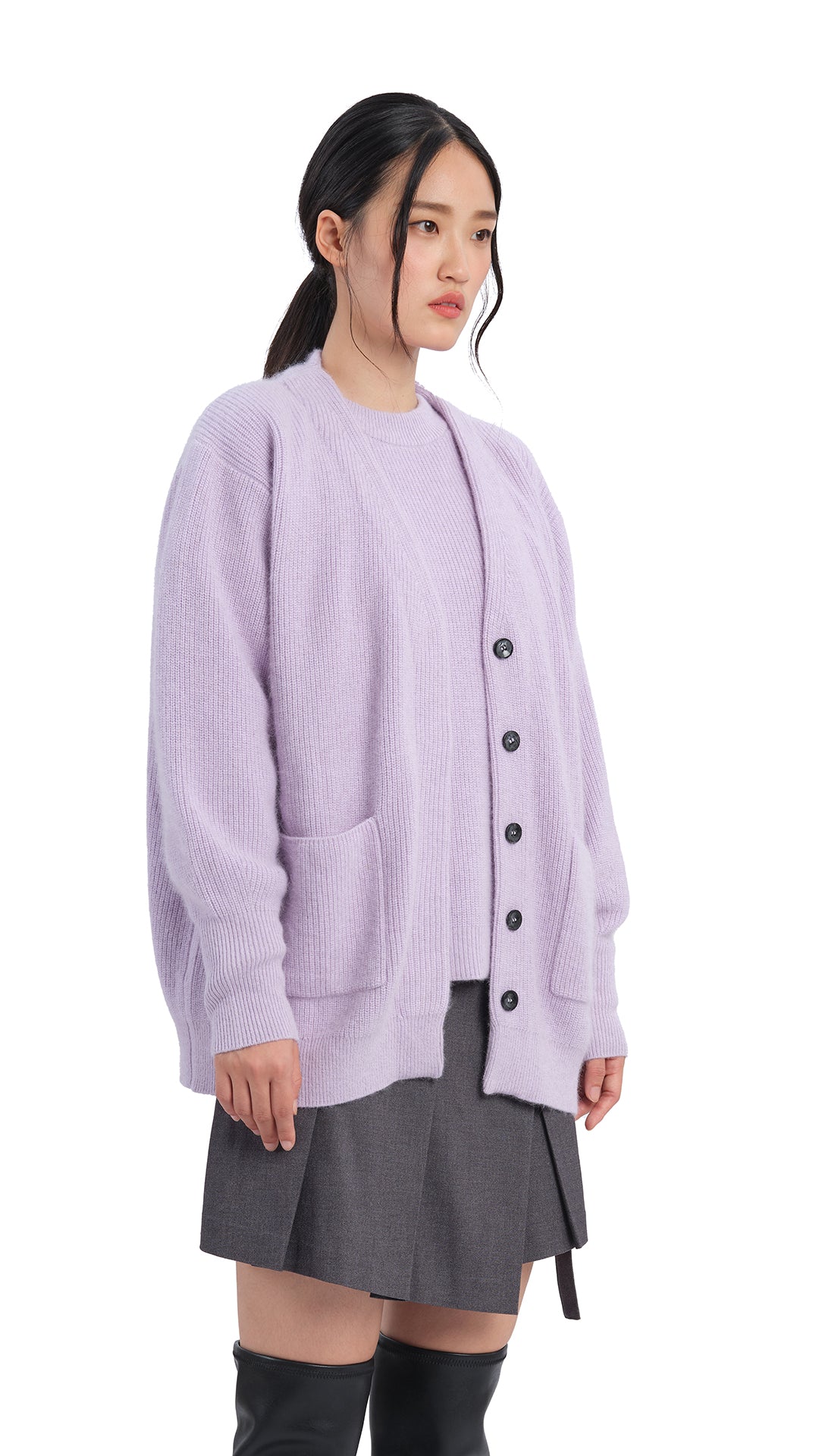 Fox Mix Cardigan for Women - Soft Knit Open Front Sweater | Cozy Fall & Winter Layering, Casual Outfits, Office Wear