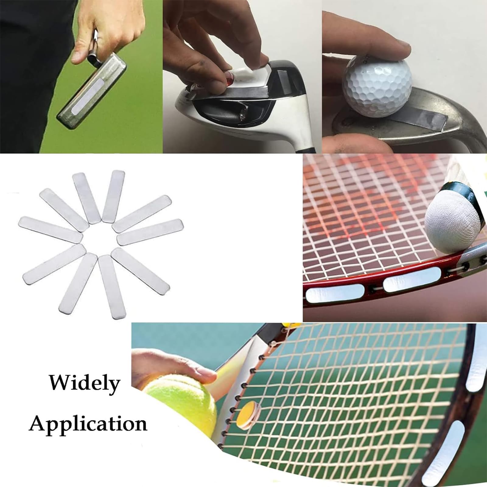 Premium Golf Weighted Lead Strips - Swing Weight Adjusters for Club Woods, Irons, Putters & Tennis Rackets | Adhesive Lead Tape for Perfect Balance | Ideal for Practice, Training & Performance Enhancement