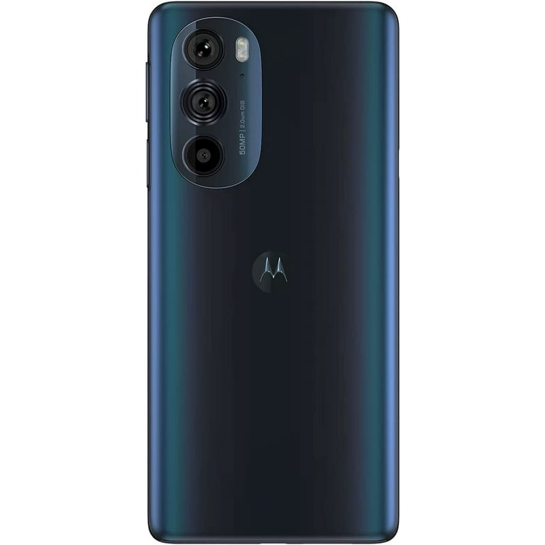 Motorola Edge+ (2022) Unlocked Smartphone - 8GB RAM 512GB Storage, 50MP Camera, 4800mAh Battery - Cosmos Blue | US Version | Perfect for Travel Photography & Business Use